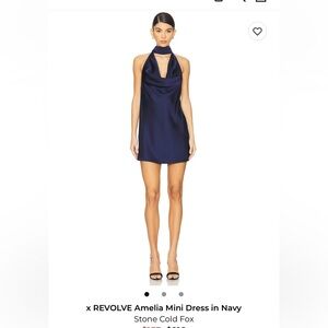 REVOLVE Midnight Blue Mini Dress